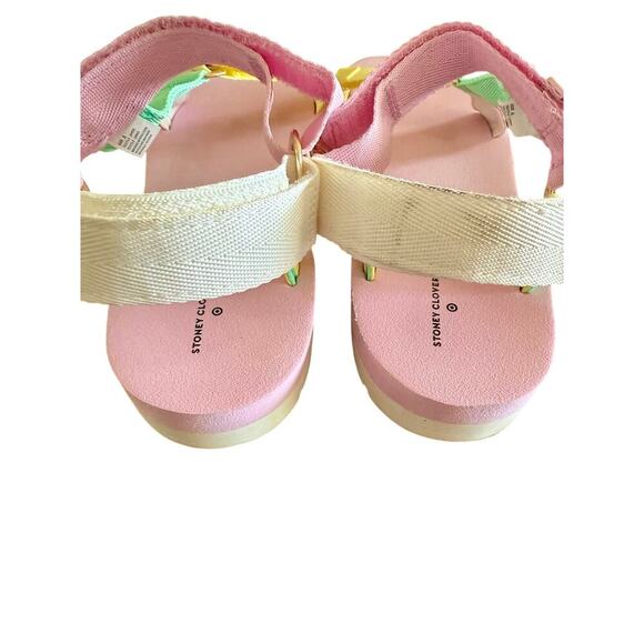 Stoney Clover Lane Target Limited Edition Colorful Strappy Sport Sandals Size 9 - Picture 7 of 8